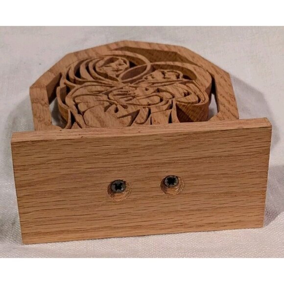 Mary & Jesus Wooden Laser Cut Mother Baby Madonna Cutout Decor Christmas 7.5" - Picture 3 of 11